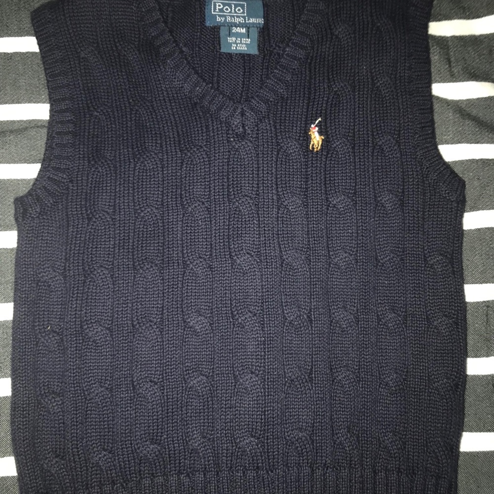 Polo Ralph Lauren Navy Blue Vest 24 months